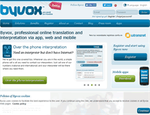 Tablet Screenshot of byvox.com